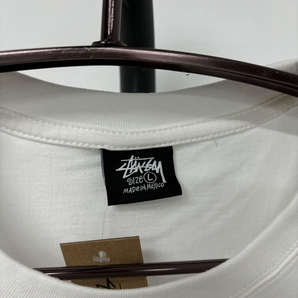 Stussy White Graphic Short Sleeve Tee - Picture 4 of 6